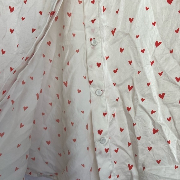 Bec & Bridge White Hearts Blouse Size 4 - Picture 6 of 12